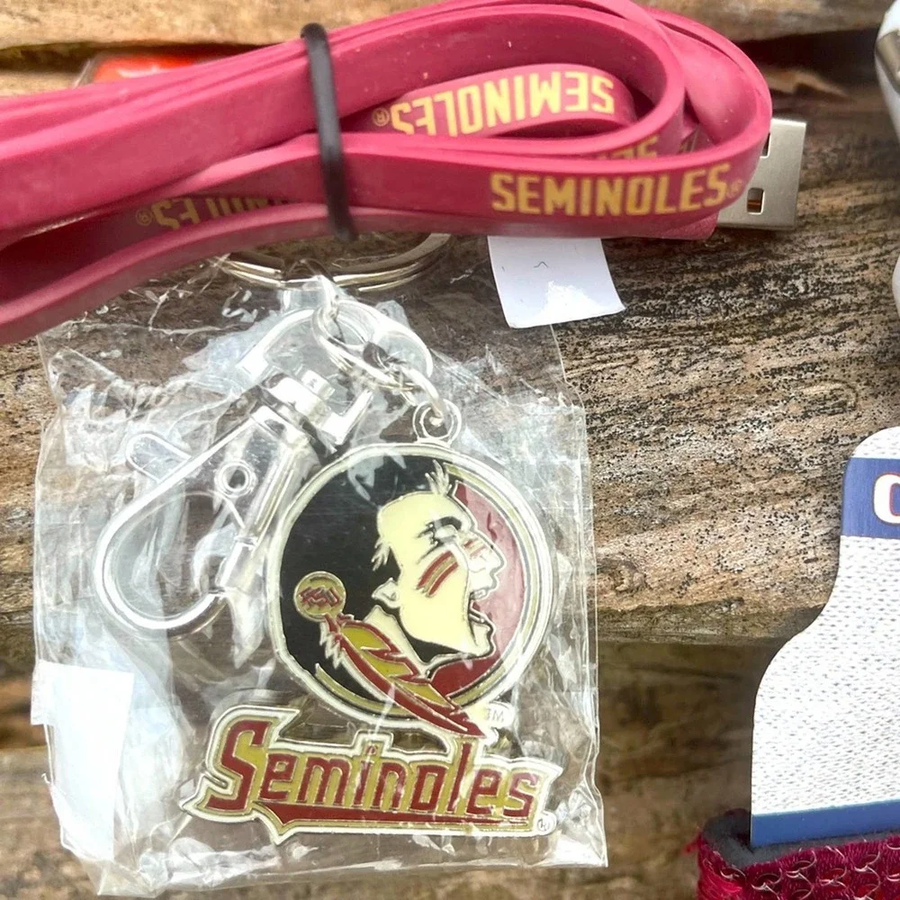 FSU Wall Charger Car Charger USB Cables Koozies Keychain